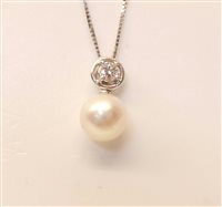Collana Salvini Donna in Oro bianco Perla 0.6 Ct N74064Q - N74064Q